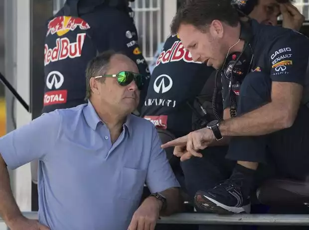 Christian Horner, Gerhard Berger Titel-Bild zur News: Christian Horner, Gerhard Berger