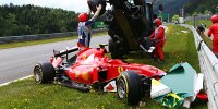 Bild zum Inhalt: Schwerer Unfall: Ferrari rätselt über Räikkönen-Abflug