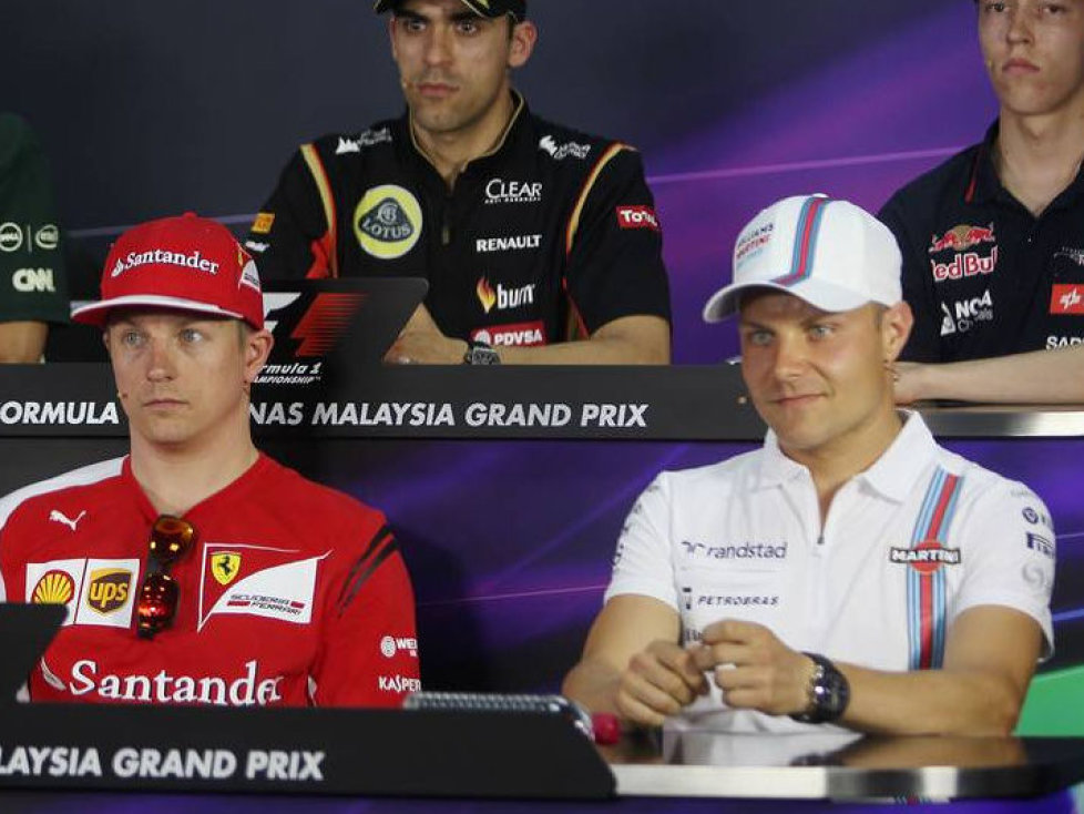 Kamui Kobayashi, Pastor Maldonado, Daniil Kwjat, Nico Rosberg, Valtteri Bottas, Kimi Räikkönen