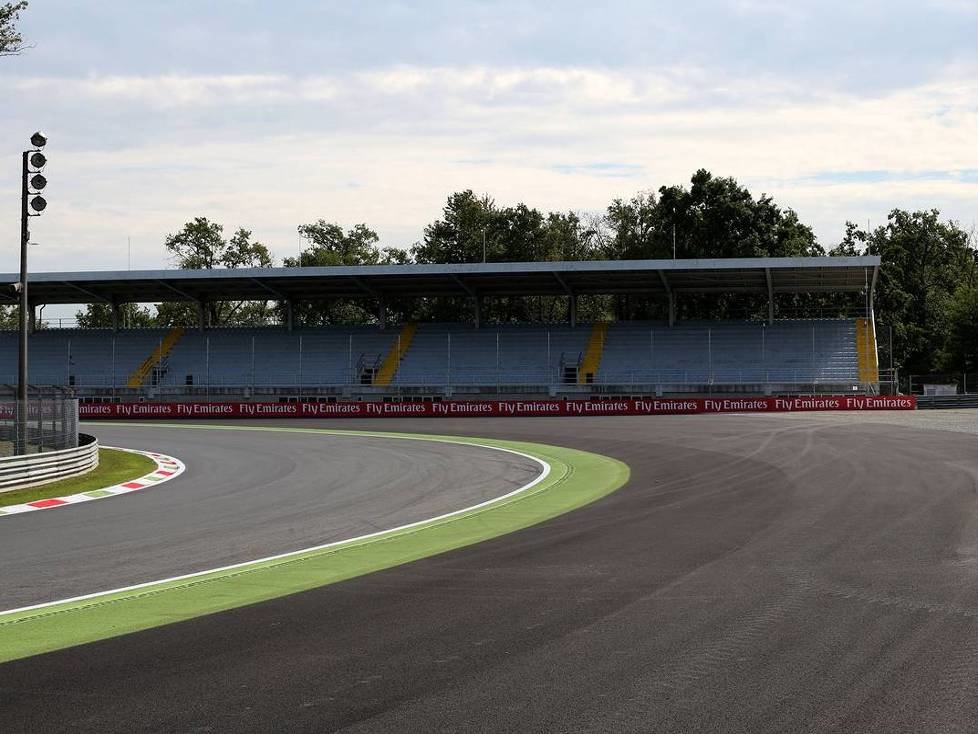 Auslaufzone in Monza