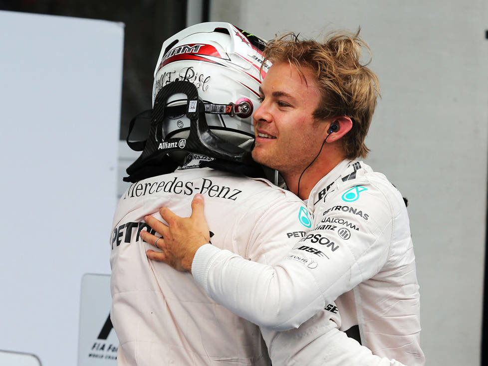 Nico Rosberg, Lewis Hamilton