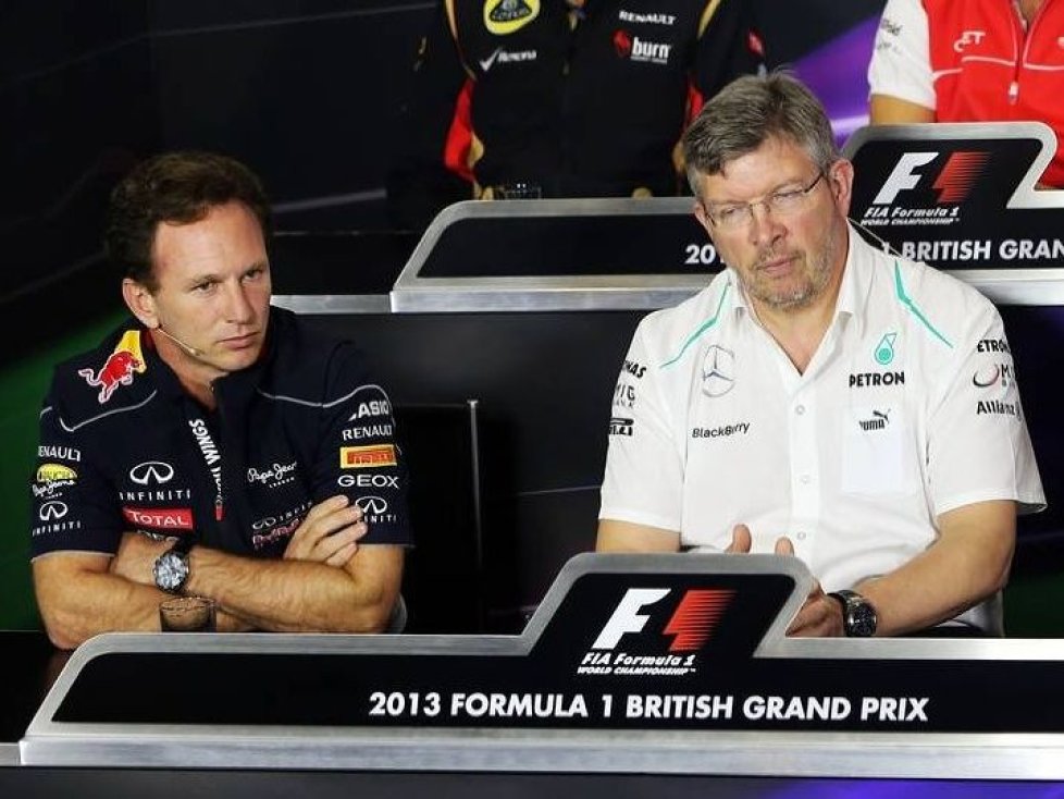 Eric Boullier, Christian Horner, Ross Brawn, Martin Whitmarsh