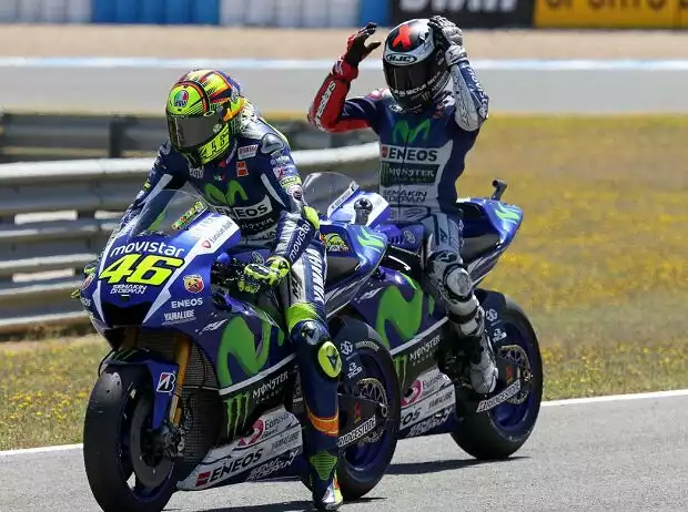 Titel-Bild zur News: Valentino Rossi, Jorge Lorenzo