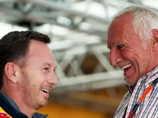 Christian Horner, Dietrich Mateschitz Titel-Bild zur News: Christian Horner, Dietrich Mateschitz