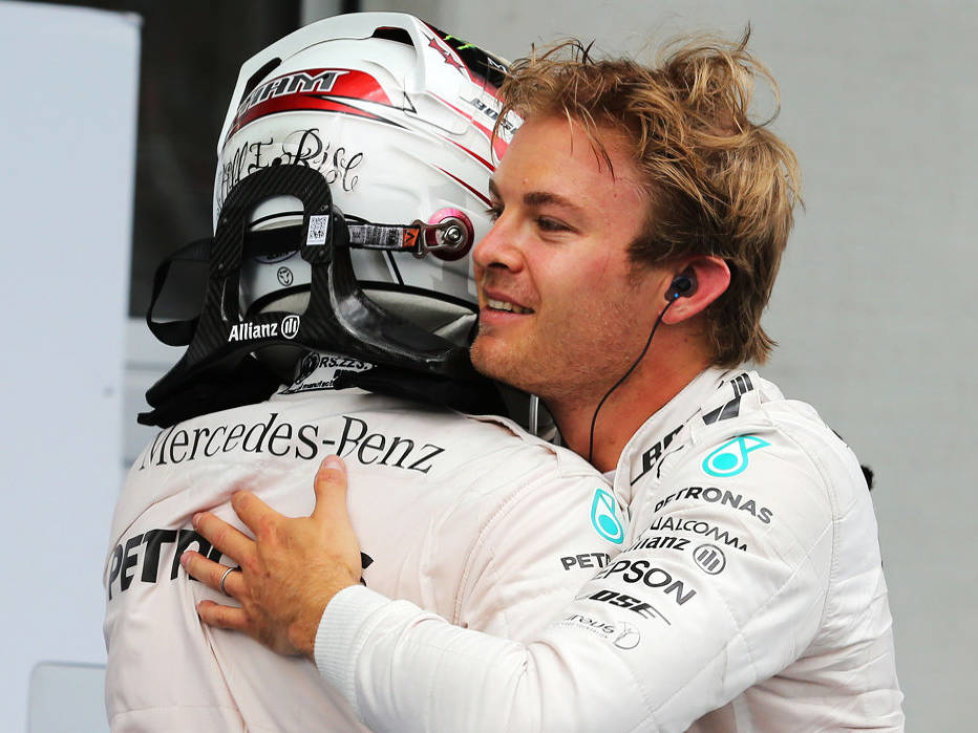 Nico Rosberg, Lewis Hamilton