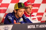 Valentino Rossi und Andrea Iannone 