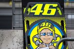 Das Pitboard von Valentino Rossi 