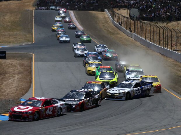Brian Vickers, Joey Logano Brian Vickers, Joey Logano
