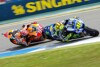 Bild zum Inhalt: Irres MotoGP-Finish in Assen: Rossi besiegt Marquez