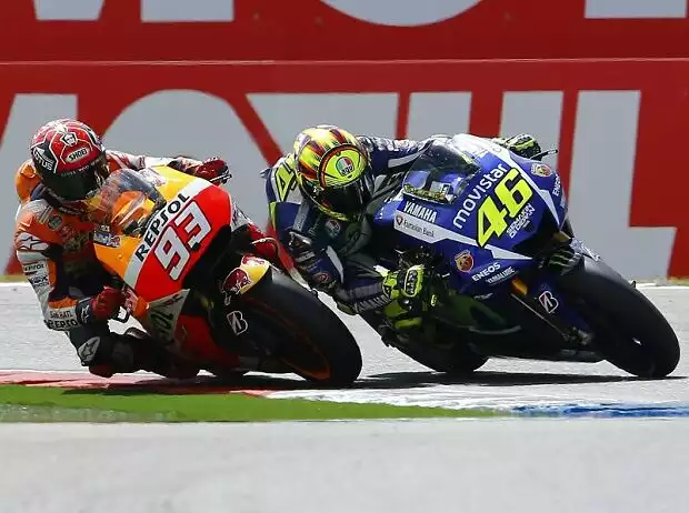 Valentino Rossi, Marc Marquez Titel-Bild zur News: Valentino Rossi, Marc Marquez