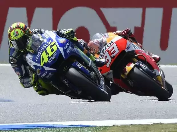 Valentino Rossi, Marc Marquez Titel-Bild zur News: Valentino Rossi, Marc Marquez