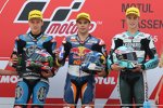 Fabio Quartararo, Miguel Oliveira und Danny Kent 