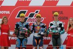 Fabio Quartararo, Miguel Oliveira und Danny Kent 