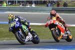 Valentino Rossi vor Marc Marquez 