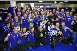 Valentino Rossi, Jorge Lorenzo und die Yamaha-Crew