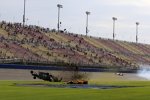 Überschlag von Ryan Briscoe (Schmidt) nach Kollision mit Ryan Hunter-Reay (Andretti)