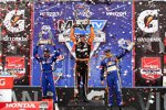 Das Fontana-Podium: Graham Rahal, Tony Kanaan und Marco Andretti