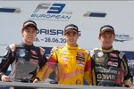 George Russell, Antonio Giovinazzi und Alexander Albon 