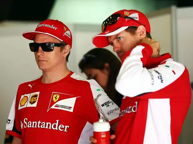Sebastian Vettel, Kimi Räikkönen Titel-Bild zur News: Sebastian Vettel, Kimi Räikkönen