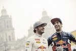 Carlos Sainz (Toro Rosso) und Daniel Ricciardo (Red Bull) 