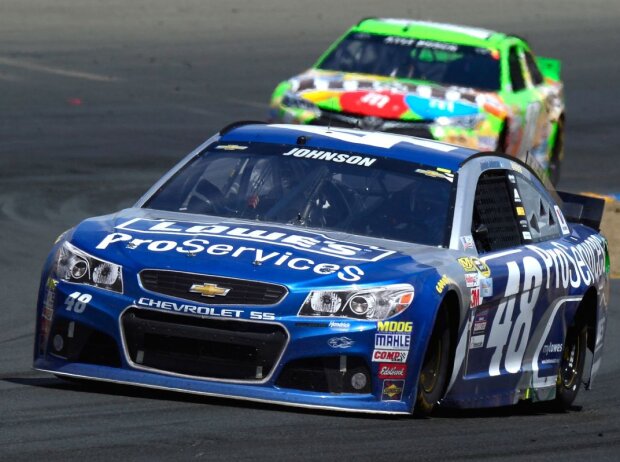 Jimmie Johnson, Kyle Busch Jimmie Johnson, Kyle Busch