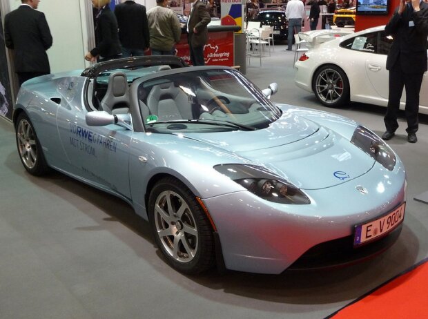 Essen Motor Show 2009: Tesla Roadster Essen Motor Show 2009: Tesla Roadster
