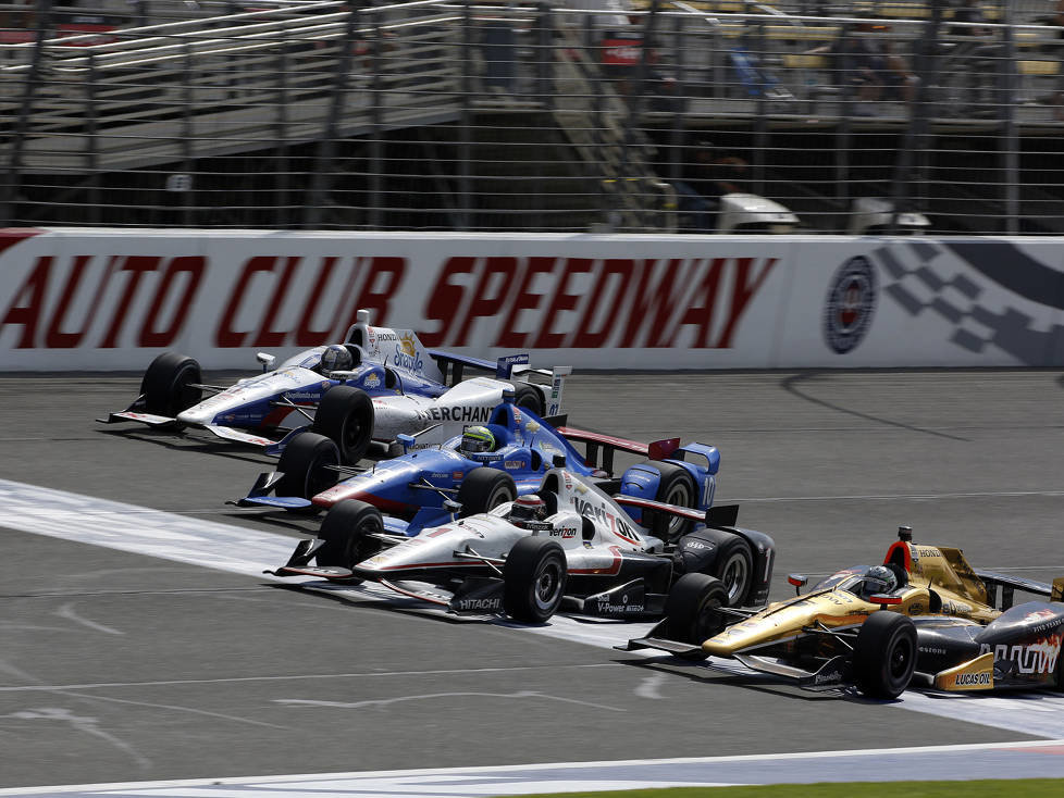 Ryan Briscoe, Will Power, Tony Kanaan, Marco Andretti