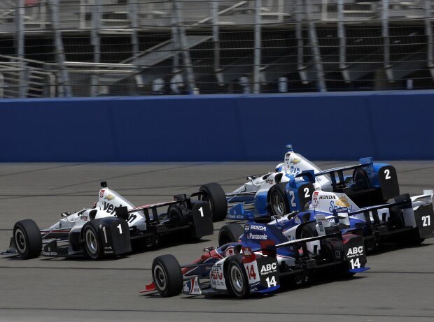 Juan Pablo Montoya, Marco Andretti, Takuma Sato, Will Power