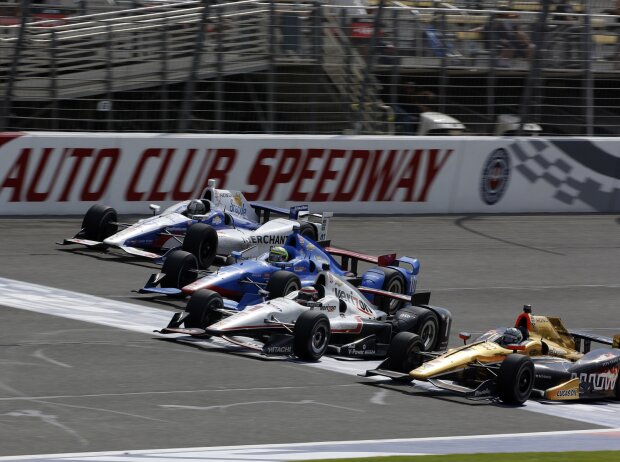 Ryan Briscoe, Will Power, Tony Kanaan, Marco Andretti Ryan Briscoe, Will Power, Tony Kanaan, Marco Andretti