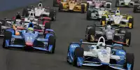 Pack-Racing in Fontana mit Juan Pablo Montoya und Tony Kanaan an der Spitze