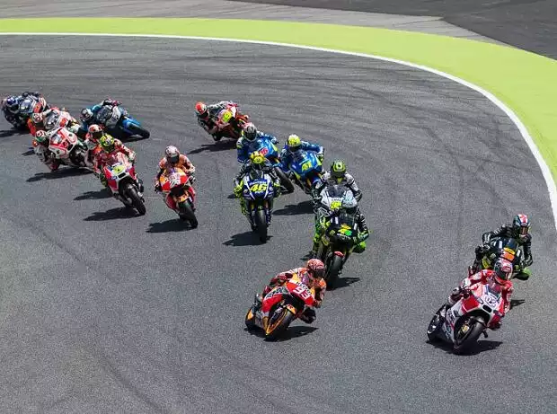 Jorge Lorenzo, Valentino Rossi, Daniel Pedrosa Titel-Bild zur News: Jorge Lorenzo, Valentino Rossi, Daniel Pedrosa