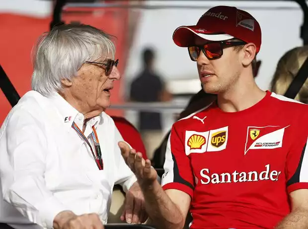 Bernie Ecclestone, Sebastian Vettel Titel-Bild zur News: Bernie Ecclestone, Sebastian Vettel