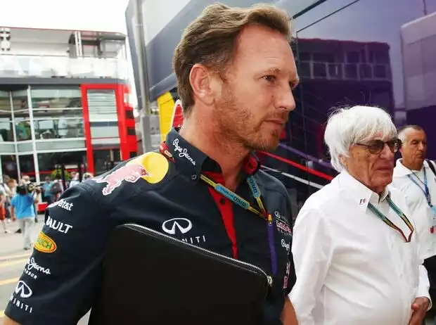 Christian Horner, Bernie Ecclestone Titel-Bild zur News: Christian Horner, Bernie Ecclestone