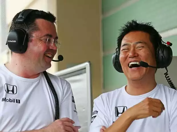 Eric Boullier Yasuhisa Arai Titel-Bild zur News: Eric Boullier Yasuhisa Arai
