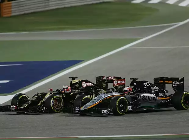 Romain Grosjean, Nico Hülkenberg Titel-Bild zur News: Romain Grosjean, Nico Hülkenberg
