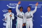 Felipe Massa (Williams), Lewis Hamilton (Mercedes) und Nico Rosberg (Mercedes) 
