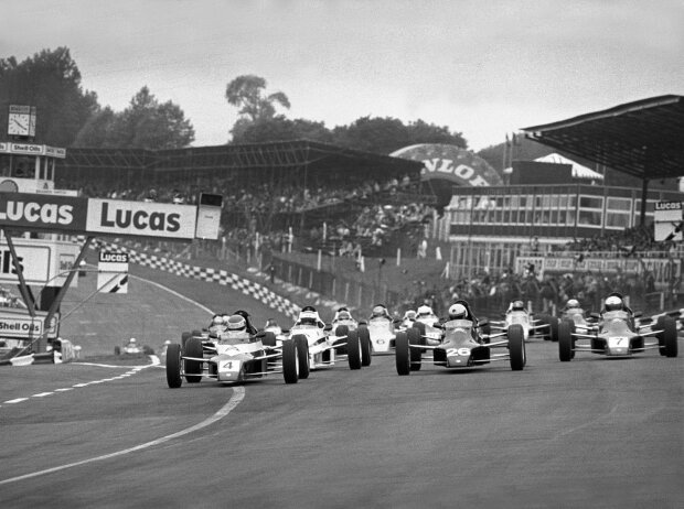 Roland Ratzenberger beim Formel-Ford-Fesival in Brands Hatch 1986