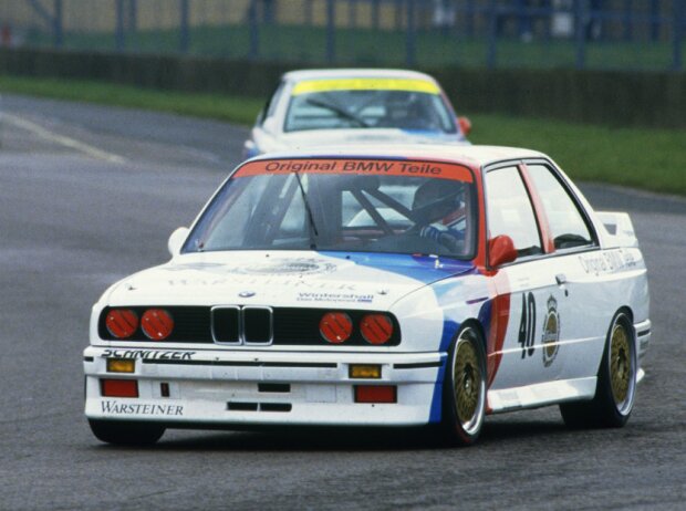 Roland Ratzenberger im Schnitzer-BMW bei der Tourenwagen-WM 1987 in Donington