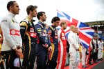 Pastor Maldonado (Lotus) und Romain Grosjean (Lotus) 