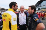 Cyril Abiteboul, Helmut Marko und Christian Horner 