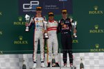 Rio Haryanto (Campos), Raffaele Marciello (Trident) und Pierre Gasly (DAMS) 