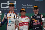 Rio Haryanto (Campos), Raffaele Marciello (Trident) und Pierre Gasly (DAMS) 