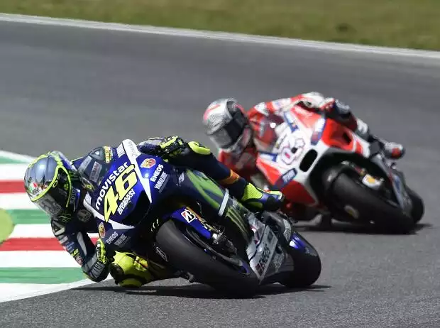 Valentino Rossi, Andrea Dovizioso Titel-Bild zur News: Valentino Rossi, Andrea Dovizioso