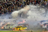 Bild zum Inhalt: Daytona: Horror-Crash bei Earnhardt-Triumph