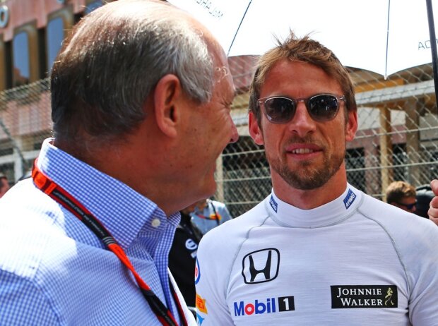 Ron Dennis, Jenson Button Ron Dennis, Jenson Button