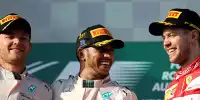 Nico Rosberg, Lewis Hamilton, Sebastian Vettel