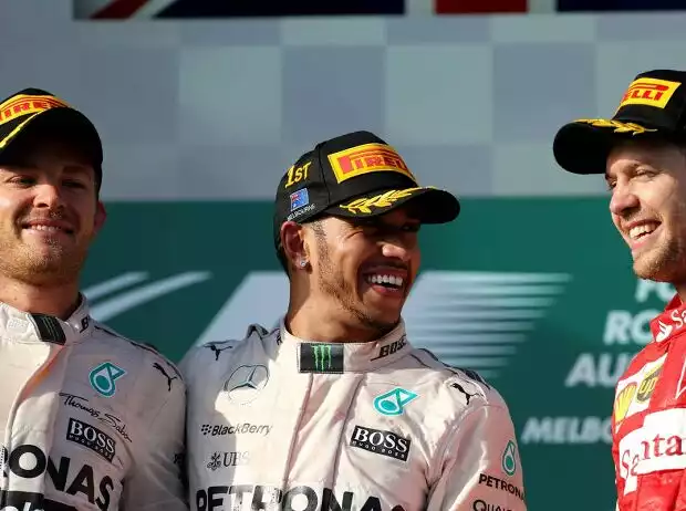 Nico Rosberg, Lewis Hamilton, Sebastian Vettel Titel-Bild zur News: Nico Rosberg, Lewis Hamilton, Sebastian Vettel