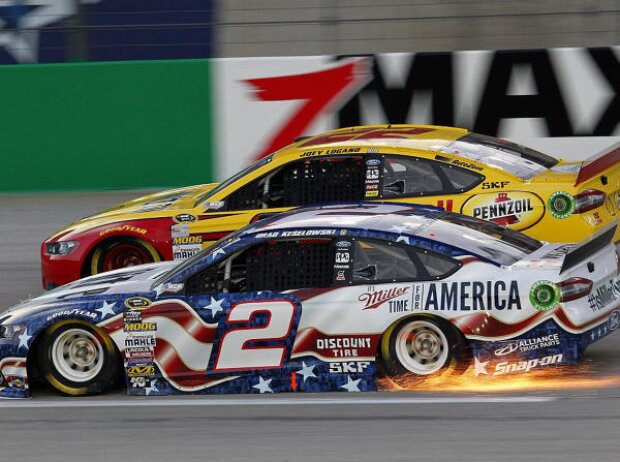 Brad Keselowski, Joey Logano Brad Keselowski, Joey Logano
