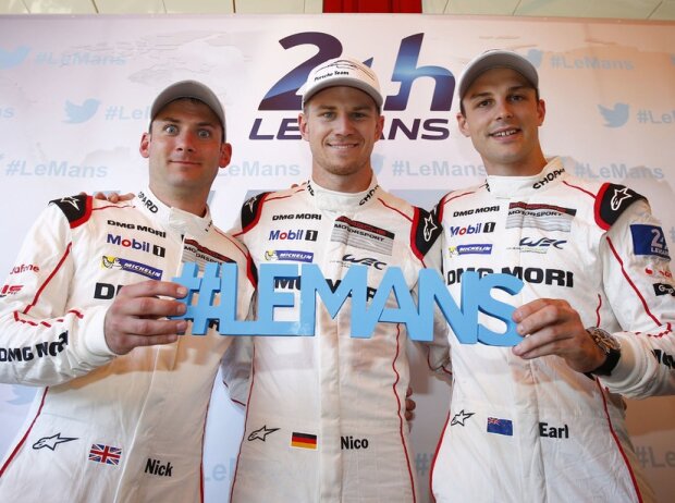 Nico Hülkenberg, Earl Bamber, Nick Tandy