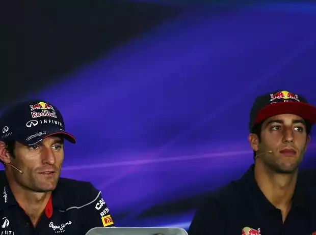 Titel-Bild zur News: Mark Webber, Daniel Ricciardo